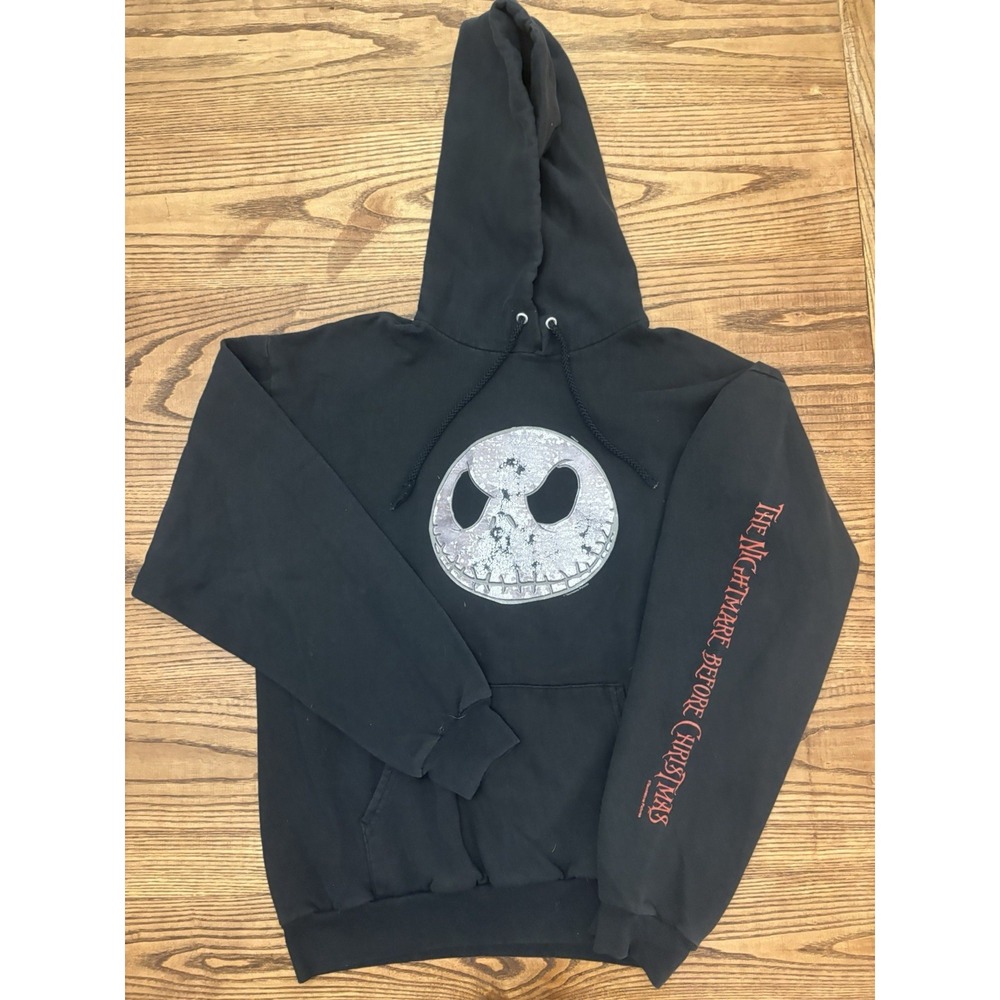 Vintage Walt Disney World The Nightmare Before Christmas Hoodie‎ Sweatshirt Sz M